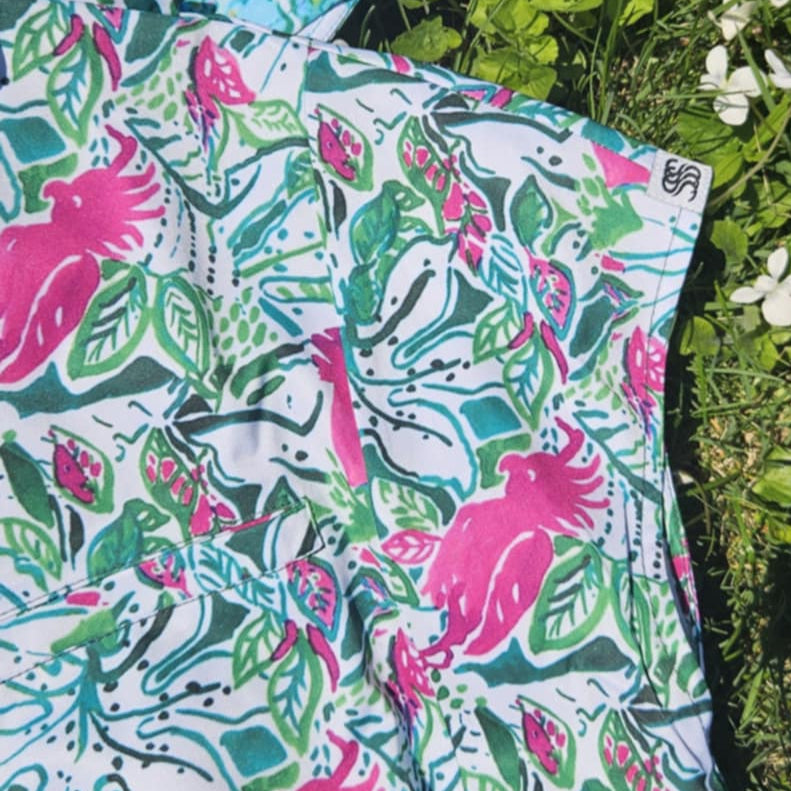 OG Allison Parrot Scrub Set