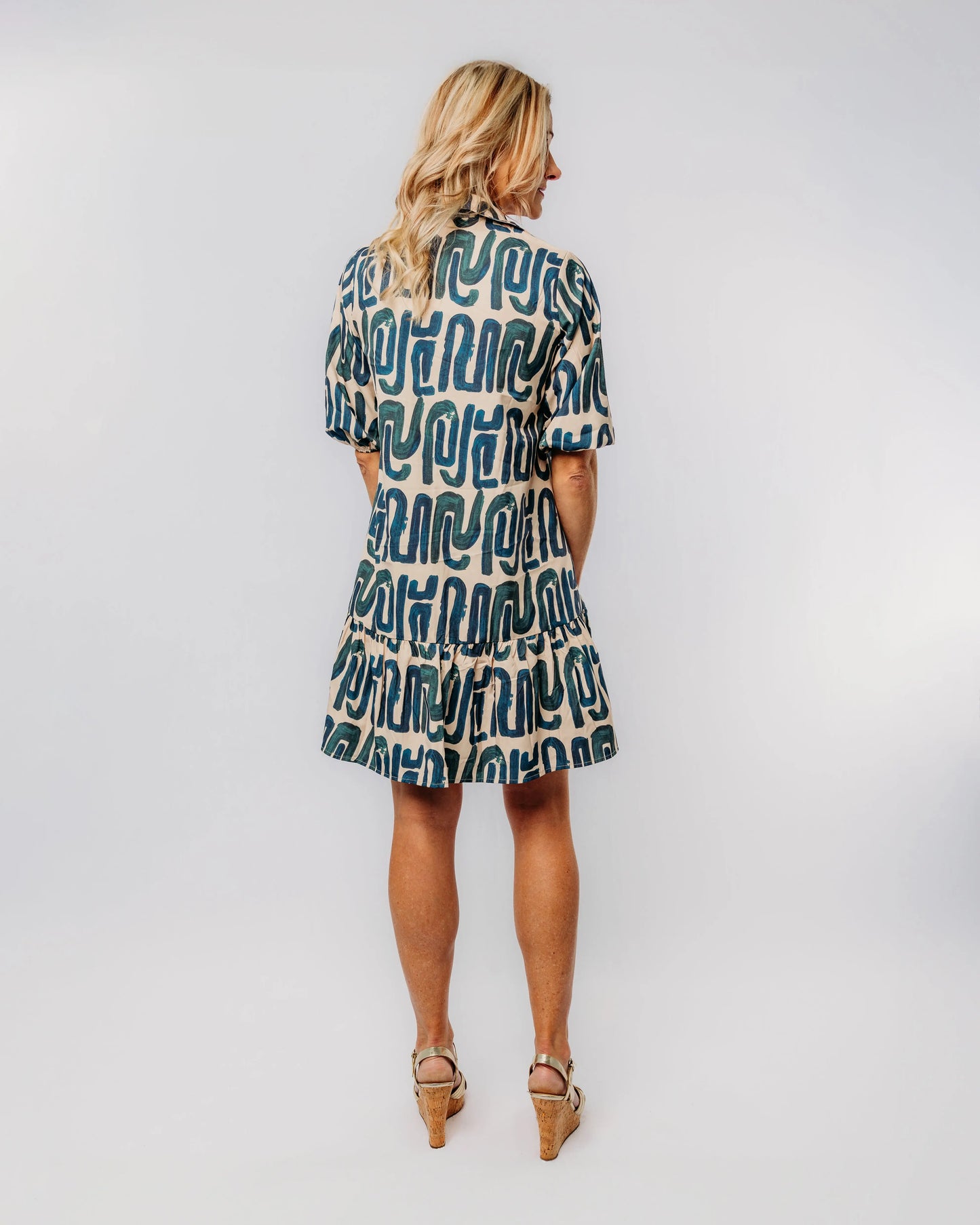 Kelly Chic Collared Dress Show Stopper Scrubz