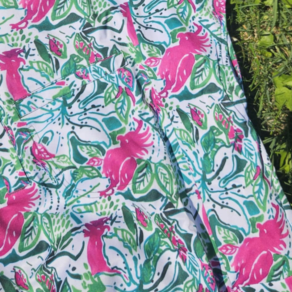 OG Allison Parrot Scrub Set