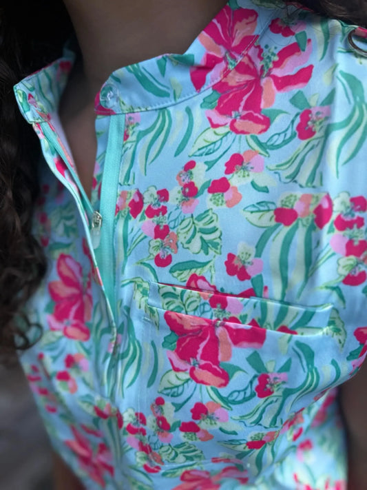 Allison Polynesian OG Top ONLY Show Stopper Scrubz