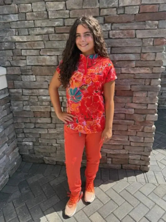 Allison Hawaiian OG Scrub Set Show Stopper Scrubz