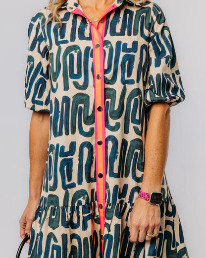 Kelly Chic Collared Dress